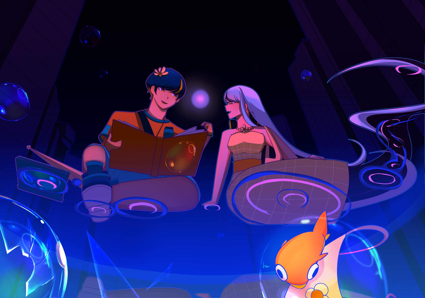 Original characters Lukis, Suma and Tj