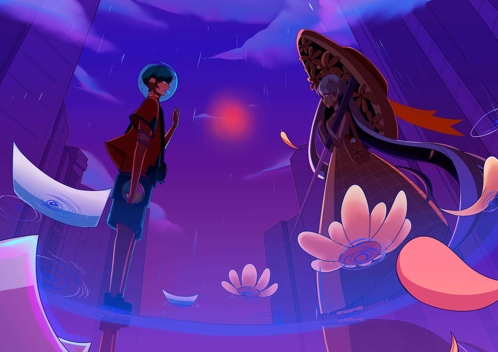 Original characters Lukis and Suma